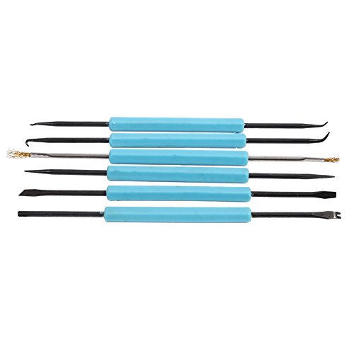 1 Set 6PCS Professional Lötmittelassistent -Demontage -Tools, die Hilfsmittel reparieren doppelseitig blau von Baxnore