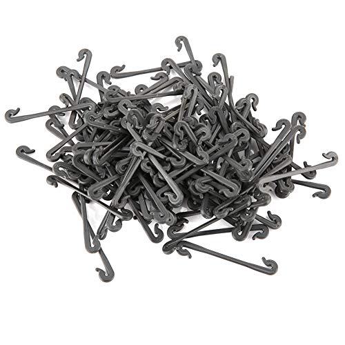 100pcs Traubentransplantationsklammern, Plastik -Pflanzen -Trainingsclips für Rebe -Tomaten -Gemüseunterstützung, Gartenpflanze -Fixklemme mit starkem Griff von Baxnore