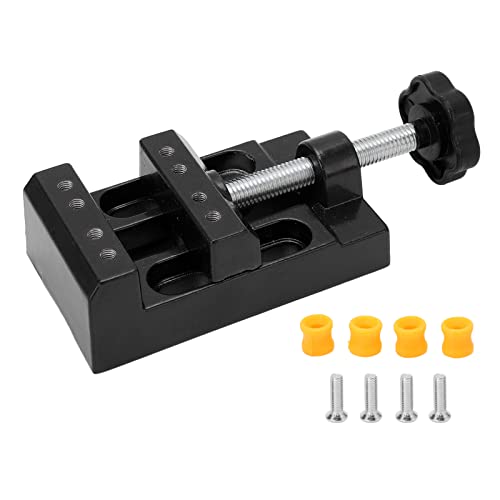 Aluminiumlegierung Mini -Bank -Schrankklemme, ergonomischer Griff zum Bohren, Schleifen, Holzschnitzen, Handwerksprojekte von Baxnore