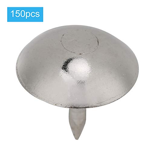 Baxnore 150 Stück Premium Polster-Tacks Silbrig weiße dekorative Nägel Möbel Heftklammern für Sofa Polsterung Bastel arbeiten Bastel projekte Eisen rund Kopf 9mm Befestigungs eleme Baxnore 150 Stück Premium Polster-Tacks Silbrig weiße dekorative Nägel Möbel Heftklammern für Sofa Polsterung Bastel arbeiten Bastel projekte Eisen rund Kopf 9mm Befestigungs eleme von Baxnore
