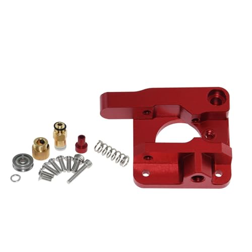 Baxnore 3D -Drucker -Extruder, Aluminiumlegierung Doppelausrüstungs -Extruder, Extruder des Hochleistungsfilaments, genaues Extruder -Zahnrad für 3D -Druckerteile (Linke Hand) von Baxnore
