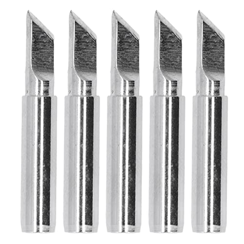 Baxnore 5 PCs BGA -Lötkabinen -Tipps, Kupferschweißköpfe für 936 Stationen, Wärmeübertragungsersatzwerkzeuge, Lötstationszubehör (Blade-K) von Baxnore