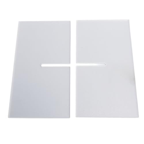 Baxnore Acrylbuchhalter transparent multifunktional offene Buchanzeigestand für Cafés für Cafés von Baxnore