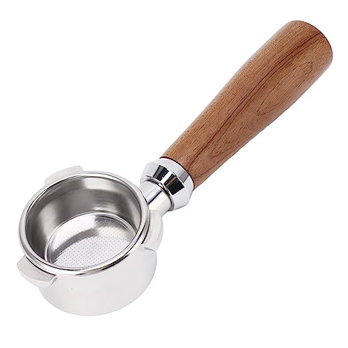 Baxnore Bodenloser Portafilter, Edelstahl -Portafilter mit abnehmbarem Filterkorb, Werkzeug zur Extraktionsbeobachtung, kompatibel mit den meisten Kaffeemaschinen (51 mm) (54 mm) von Baxnore