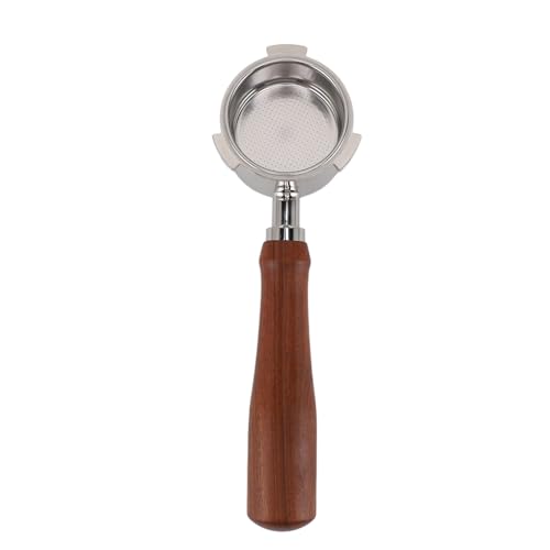 Baxnore Bottomless Portafilter, Edelstahl -Kaffee -Portafilter für Maschinen, unressurisiertes Lebensmittelfilter, Barista -Werkzeug für die Extraktion Baxnore Bottomless Portafilter, Edelstahl -Kaffee -Portafilter für Maschinen, unressurisiertes Lebensmittelfilter, Barista -Werkzeug für die Extraktion von Baxnore