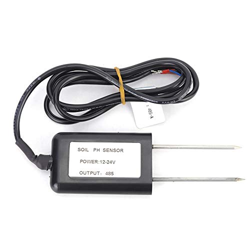 Baxnore Digital RS485 Boden -pH -Messgerät wasserdicht mit hoher Präzisions -pH -Sensor -Tester Sender für die Umweltüberwachung von Gewächshauslandwirtschaft Gartenbetrieb von Baxnore