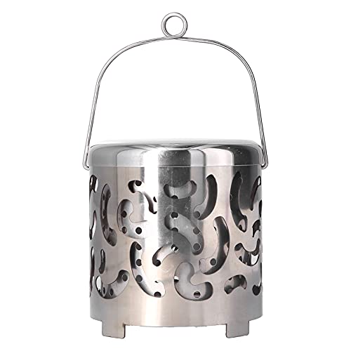 Baxnore Edelstahl Camping Heizung Tragbare Outdoor-Wärmer Mini Zelt Heizung Abdeckung für Wandern Picknick Barbecue Langlebiges leichtes Herd Zubehör von Baxnore