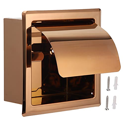 Baxnore Eingebetteter Toilettenpapierhalter, Edelstahl -Papiertuchregal, wandmontierte Badezimmer -Tissue -Spender, platzsparende Toilettenrollenregal für Hotel Heimat Badezimmer Baxnore Eingebetteter Toilettenpapierhalter, Edelstahl -Papiertuchregal, wandmontierte Badezimmer -Tissue -Spender, platzsparende Toilettenrollenregal für Hotel Heimat Badezimmer von Baxnore