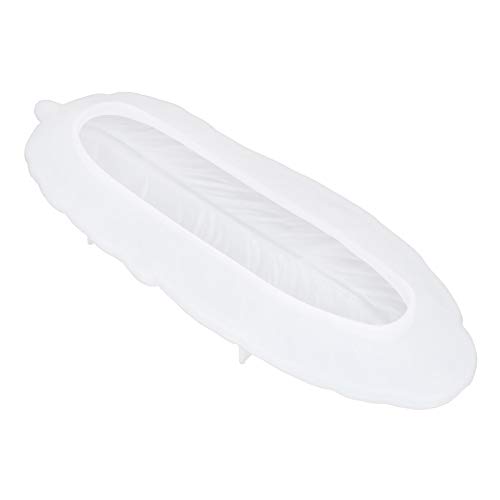 Baxnore Epoxidharz Silikonform Federform DIY handgefertigte Aufbewahrungsschale für Schmuckzubehör Home Office Dekor 1pc 8,8 x 24 cm von Baxnore