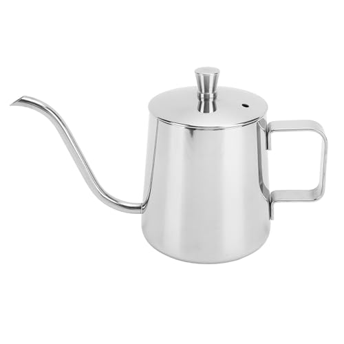 Baxnore Gießen Sie Kaffeekessel, Kessel aus Edelstahl, Tropfkaffeekanne mit genauem Ausbruch für Camping -Reisehausgebräu von Baxnore