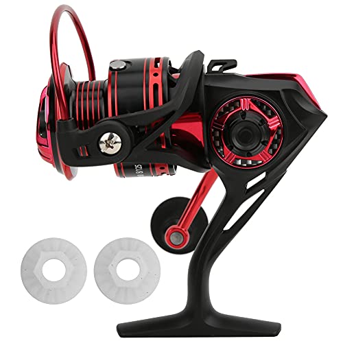 Baxnore Hochleistungsmetall -Spinnfischrolle mit 5+1 Lager Langlebige leichte Stromliniendesign für Salzwasser Süßwasserfischerei ABS -Metallkonstruktion DS2000 DS3000 DS4000 (DS2000) von Baxnore