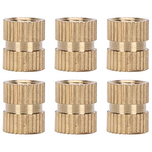 Baxnore KNURL Einsatzmutter M6 x 10 x 8 Messing Doppelpassbefestigungselement Haltbares handgemachter Zubehör Reparaturteile 100pcs Baxnore KNURL Einsatzmutter M6 x 10 x 8 Messing Doppelpassbefestigungselement Haltbares handgemachter Zubehör Reparaturteile 100pcs von Baxnore
