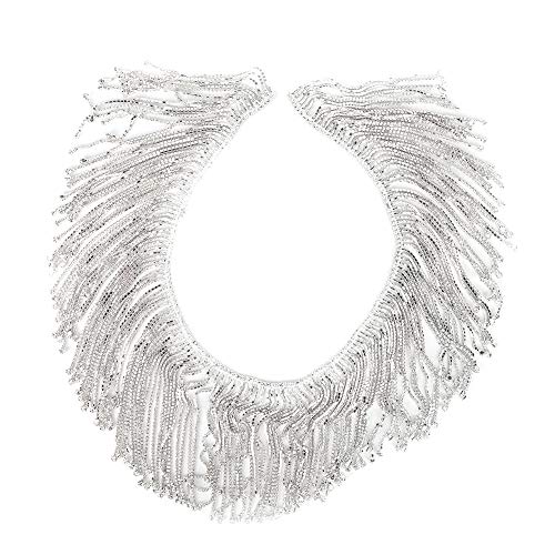 Baxnore Kristallglas Strasssteine Quastenkette exquisit silberklaue trimm elegante diy nähungskleidung applices für breitkleider und modische accessoires glänzend aaa kristallmat Baxnore Kristallglas Strasssteine Quastenkette exquisit silberklaue trimm elegante diy nähungskleidung applices für breitkleider und modische accessoires glänzend aaa kristallmat von Baxnore