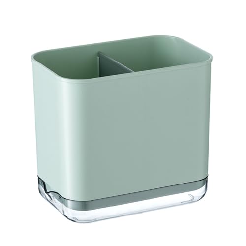 Baxnore Kunststoff-Abtropfständer für Essstäbchen, Utensilien-Besteck-Abtropfhalter, Löffel-Essstäbchen-Gabel-Abtropfgestell, Besteck-Abtropfgestell für den Küchenhaushalt (Green) von Baxnore