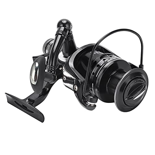 Baxnore Metallspinnrolle Hochgeschwindigkeitsgetriebe Verhältnis glatte Fischereirolle mit imitierter CNC -Rocker -Arm für Flüsse Meere Seen Stausee Teiche Fischereizubehör (KC5000) von Baxnore