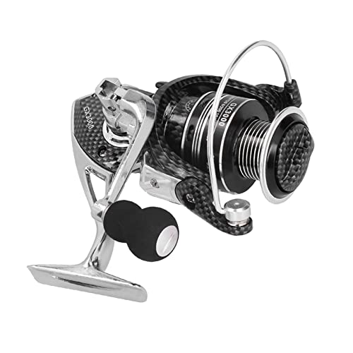 Baxnore Metallspinnrolle Hochleistungsfischerei -Rolle mit 13+1BB -Lagern Glattes Betriebsbetrieb für Salzwasser -Süßwasserfischen Alle Metallkonstruktionen Langlebiger Design (GX3000) von Baxnore
