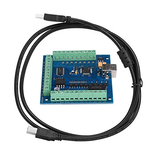 Baxnore Motion-Karte, 4-Achsen-Motion-Controller, CNC-Motion-Controller-Karte, robuste Breakout-Schnittstellenplatine zum Gravieren von Baxnore