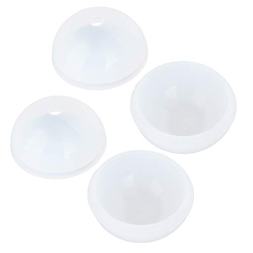 Baxnore Premium -Kugel Silikonform Set DIY -Handwerksform für Harzschmuckseife Wachs Badesalz und 2 Packung 72 -mm -Kugelform wiederverwendbares Silikon Baxnore Premium -Kugel Silikonform Set DIY -Handwerksform für Harzschmuckseife Wachs Badesalz und 2 Packung 72 -mm -Kugelform wiederverwendbares Silikon von Baxnore