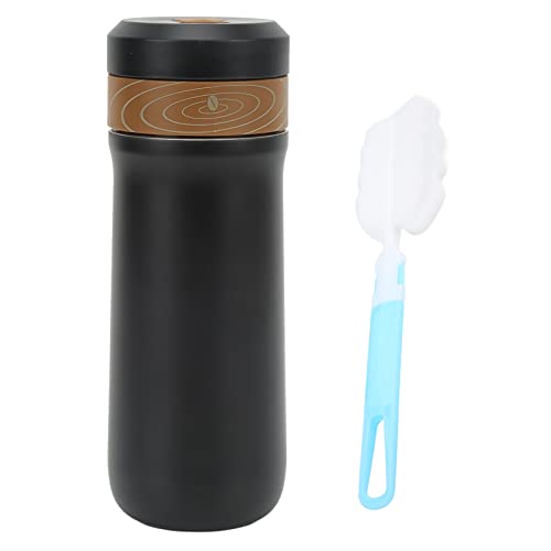 Baxnore Reise französische Presse Kaffeemaschine Tragbare Kaffeekanne Edelstahl Isoliert Reiset Becher mit Kaffeegelände Filter für Campingbüro im Freien 320 ml Kapazität Baxnore Reise französische Presse Kaffeemaschine Tragbare Kaffeekanne Edelstahl Isoliert Reiset Becher mit Kaffeegelände Filter für Campingbüro im Freien 320 ml Kapazität von Baxnore