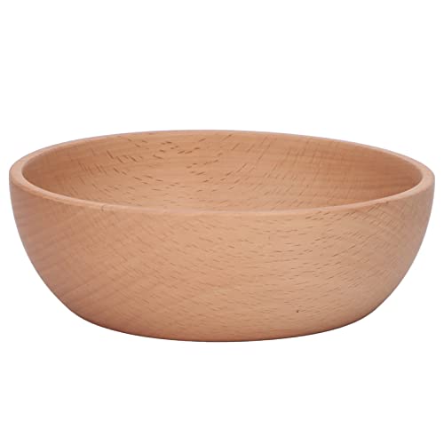 Baxnore Runde Holzschale von, Schüssel aus Buchenholz, dekorative Schale aus Holz, leichte Holzschale, kompakte Servierschale aus Holzhandwerk für die Küche (Mittlere Größe) von Baxnore