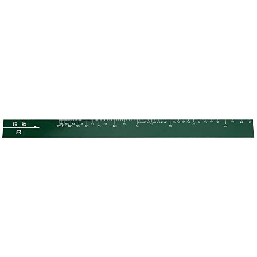Baxnore Strickmaschine Lineal Lineal Plastikzubehör Professionelles genaues Maßstab Essentielles Werkzeug für silberreed SK840 SK580 SK280 SK560 SK218 SK325 Haltbares Kunststoffmat von Baxnore
