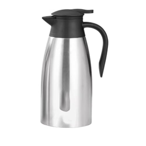 Baxnore Thermalkaraffe aus rostfreiem Stahl, isolierter Wasserkocher mit Kapazität, Handelsflasche für das Teebehaus des Hotelrestaurants von Baxnore