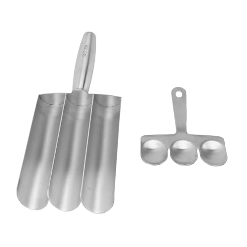 Edelstahl -Fleischbällchenhersteller Premium 304 Triple Function Küchenwerkzeug für Fleischbällchen -Fischball Garnelpaste Liebhaber einfach zu verwendende Dauerhygiene 25x11cm 2 von Baxnore