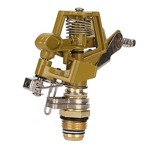 G1/2 männliche Fadenwässerung Sprinkler Kopf 360 Grad Automatische Rotation 15 m Range Schwerpfleger Zinklegierung BAU für Rasenterrasse Gartenbewässerung G1/2 männliche Fadenwässerung Sprinkler Kopf 360 Grad Automatische Rotation 15 m Range Schwerpfleger Zinklegierung BAU für Rasenterrasse Gartenbewässerung von Baxnore