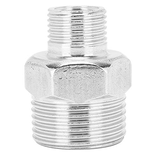 Gewinde -Adapter -Rohr -Rohr -Adapter -Gewinderohranschluss robuster Edelstahl 1/2 -Zoll -bis 1 Zoll männlicher Gewinderohranschluss für Wasserheizgasanwendungen langlebig 45 mm von Baxnore