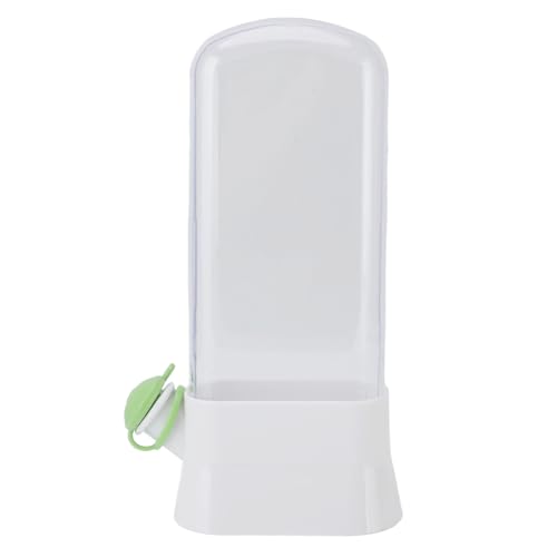 Kräuter halter Behälter Transparent Kunststoff Frische Bewahrer Aufbewahrung sbox mit Wasser Reservoir für Kühlschrank Gemüse Kräuter Koriander Spargel ABS Material 1 Packung (Schwarz) (Weiß) von Baxnore