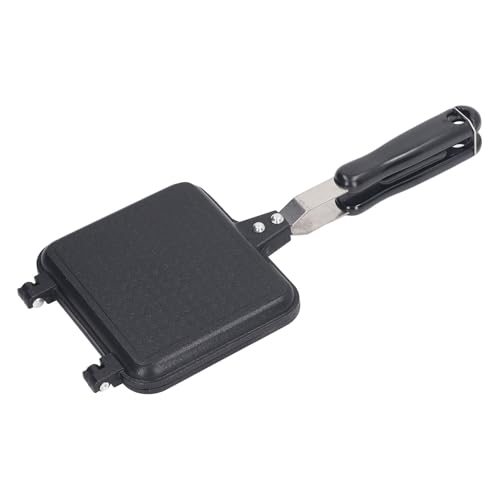 Professioneller Sandwichhersteller Aluminiumlegierung doppelseitiger Nicht -Stick -Panini -Pressegrill mit dicker Basis für Heimküchenrestaurant verwendet ideal für Pfannkuchen von Baxnore