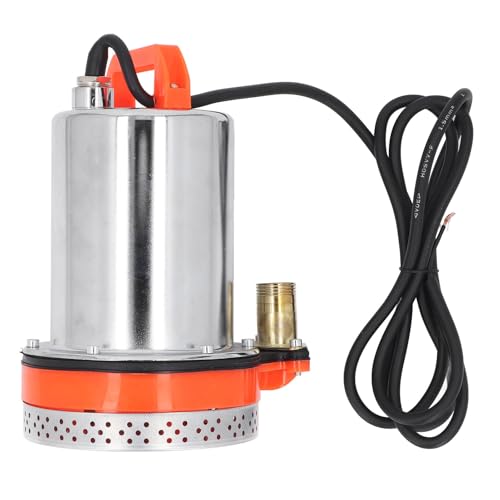 Solar -Tauchpumpe, 8 m Aufhebung und 3 m³/h fließend, Pumpe Edelstahl -Wasserpumpe mit 1 Zoll ss, für Bewässerung/Garten/Teichentwässerung von Baxnore
