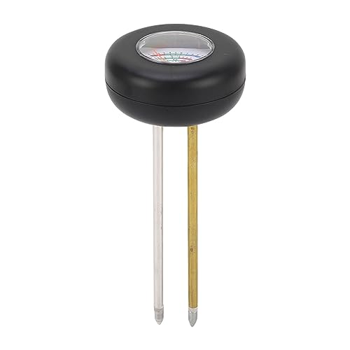 pH-Tester für Bodenfeuchtigkeit, 3-in-1, Wasserdetektor/Fruchtbarkeitsdetektor für Pflanzen mit 10 Skalen mit ABS-Sonde, sofortiges Boden-Hygrometer für die Gartenarbeit im Gewächshaus von Baxnore