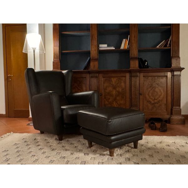 Chaiselongue mit Hocker und Ohrensessel, Baxter von Baxter