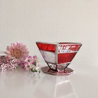 Daydream Zubehörkoffer Aus Rotem Glas Bayview von BayViewGlassArts