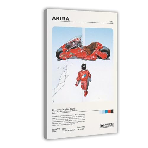 AKIRA Filmposter auf Leinwand, Poster, Wandkunst, Dekor, Bild, Gemälde für Wohnzimmer, Schlafzimmer, Dekoration, Rahmenstil, 30 x 45 cm von Baydog