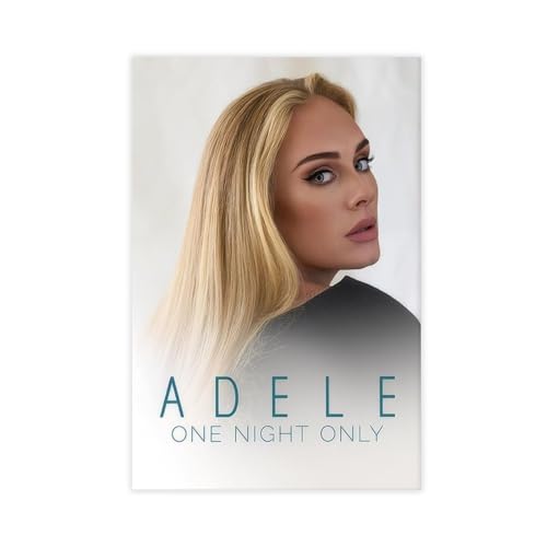 Adele – Filmposter auf Leinwand, Poster, Wandkunst, Dekor, Bild, Gemälde für Wohnzimmer, Schlafzimmer, Dekoration, ungerahmt, 30 x 45 cm von Baydog