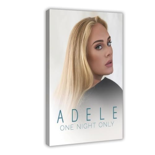 Adele – Filmposter auf Leinwand, Schlafzimmer, Dekoration, Sport, Landschaft, Büro, Raumdekoration, Geschenk, Rahmen-Stil, 30 x 45 cm von Baydog