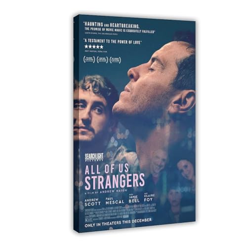 All of Us Strangers 2023 Filmposter auf Leinwand, Schlafzimmer, Dekoration, Sport, Landschaft, Büro, Raumdekoration, Geschenk, Rahmen-Stil, 30 x 45 cm von Baydog