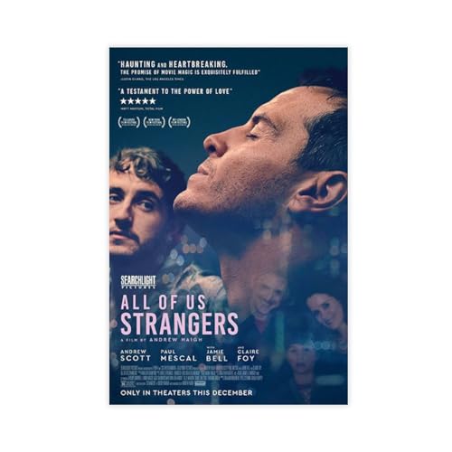 All of Us Strangers 2023 Filmposter auf Leinwand, Schlafzimmer, Dekoration, Sport, Landschaft, Büro, Raumdekoration, Geschenk, ungerahmt, 50 x 75 cm von Baydog