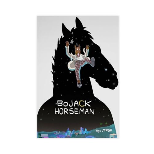 Bojack Horseman – Film – Show Poster Leinwand Poster Wandkunst Dekor Druck Bild Gemälde für Wohnzimmer Schlafzimmer Dekoration ungerahmt 30 x 45 cm von Baydog