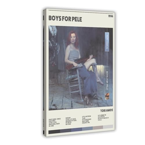 Boys For Pele – Musikalbum-Poster, Leinwand, Poster, Wandkunst, Dekor, Bild, Gemälde für Wohnzimmer, Schlafzimmer, Dekoration, Rahmenstil, 30 x 45 cm von Baydog