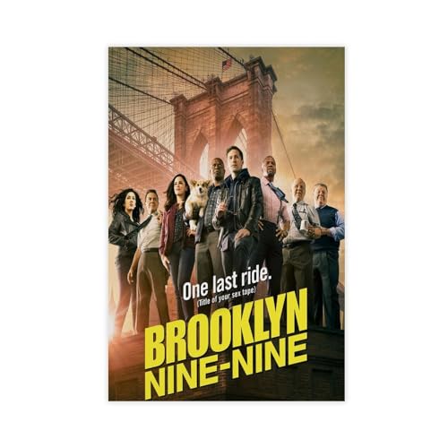 Brooklyn Nine Nine – Filmshow-Poster, Leinwand-Poster, Wandkunst, Dekordruck, Bild, Gemälde für Wohnzimmer, Schlafzimmer, Dekoration, ungerahmt, 30 x 45 cm von Baydog