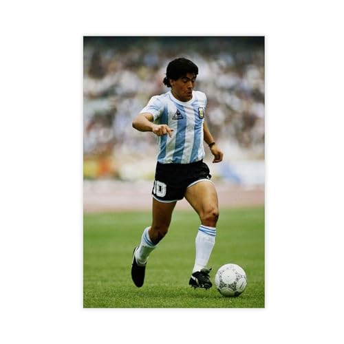 Diego Maradona 'Hand of God' Argentinien-Fußball-Poster, Leinwand, Poster, Schlafzimmer, Dekoration, Sport, Landschaft, Büro, Raumdekoration, Geschenk, ungerahmt, 40 x 60 cm von Baydog