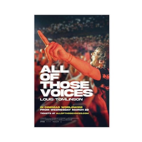 Filmposter "All Of Those Voices", Leinwand-Poster, Wandkunst, Dekor, Bild, Gemälde für Wohnzimmer, Schlafzimmer, Dekoration, ungerahmt, 20 x 30 cm von Baydog