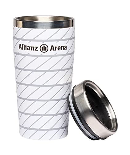 FC Bayern München Thermobecher - Allianz Arena - weiß Kaffee Becher Isolierbecher Mug Coffee to go FCB FC Bayern München Thermobecher - Allianz Arena - weiß Kaffee Becher Isolierbecher Mug Coffee to go FCB von FC Bayern München