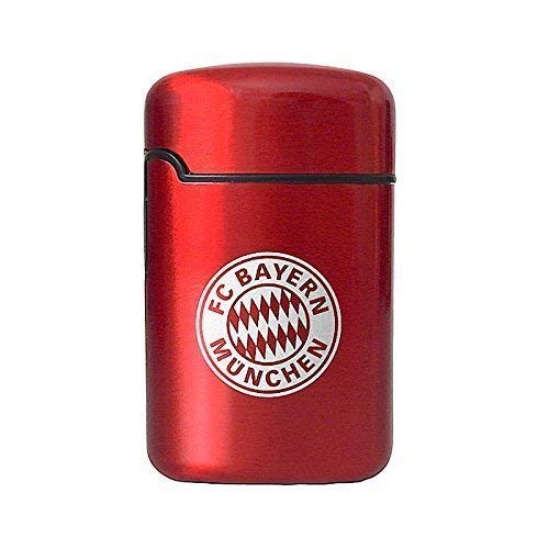 Feuerzeug Bayern München | Metall rot | Jet Flame nachfüllbar von FC Bayern München