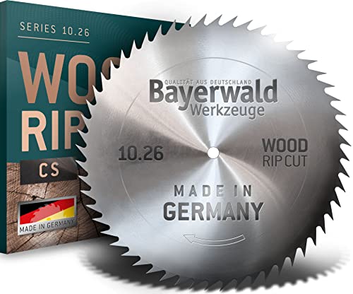 Bayerwald - CS Kreissägeblatt - Ø 450 mm x 2,2 mm x 30 mm | Spitzzahn (80 Zähne) | Nebenlöcher: 2/7/42 | einfache, feinere Zuschnitte - Brennholz & Holzwerkstoffe/Längs- & Querschnitt von QUALITÄT AUS DEUTSCHLAND Bayerwald Werkzeuge