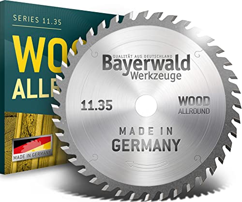 Bayerwald - HM Handkreissägeblatt für Holz - Ø 125 mm x 2,6 mm x 20 mm | Wechselzahn (36 Zähne/sehr fein) | ohne Nebenlöcher von QUALITÄT AUS DEUTSCHLAND Bayerwald Werkzeuge