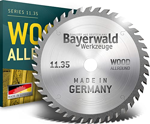 Bayerwald - HM Handkreissägeblatt für Holz - Ø 134 mm x 2,6 mm x 20/16 mm | Wechselzahn (30 Zähne/fein) | ohne Nebenlöcher von QUALITÄT AUS DEUTSCHLAND Bayerwald Werkzeuge